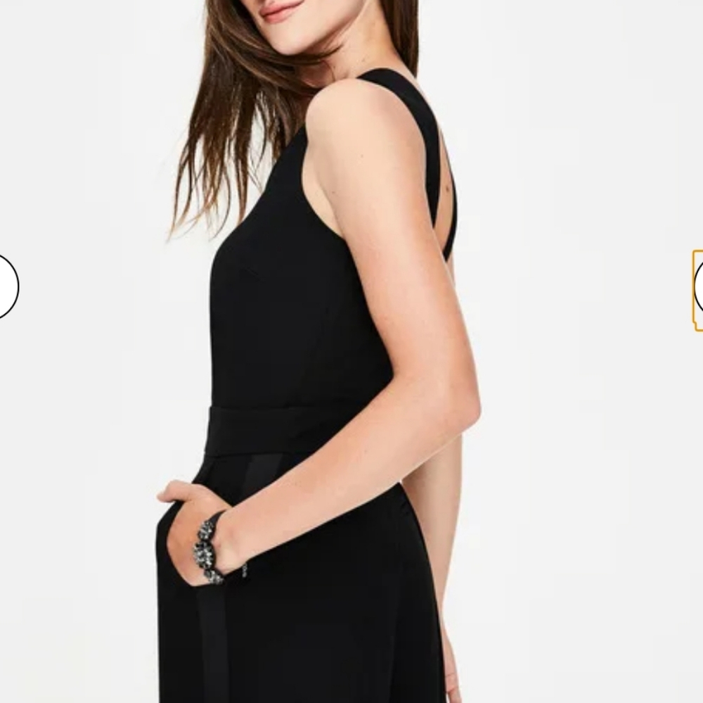 Boden Hexham Jumpsuit in black - Picture 4 of 11